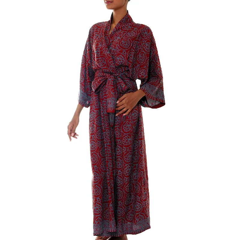 burgundy-floral-batik-robe