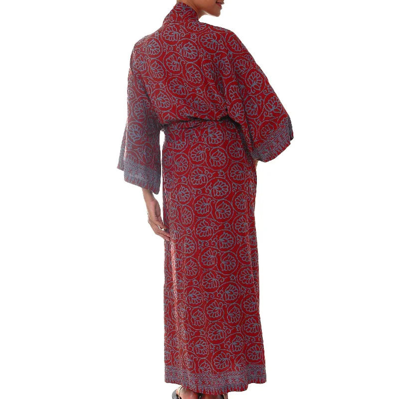 burgundy-floral-batik-robe