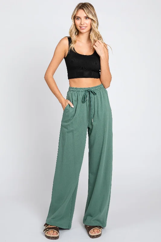 olive-wide-leg-maternity-joggers