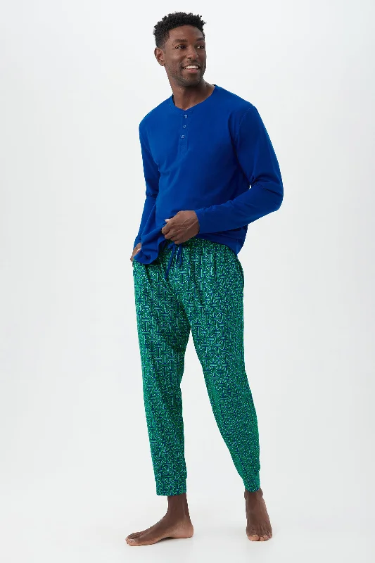 TT BLUE TILE MENS HENLEY JOGGER