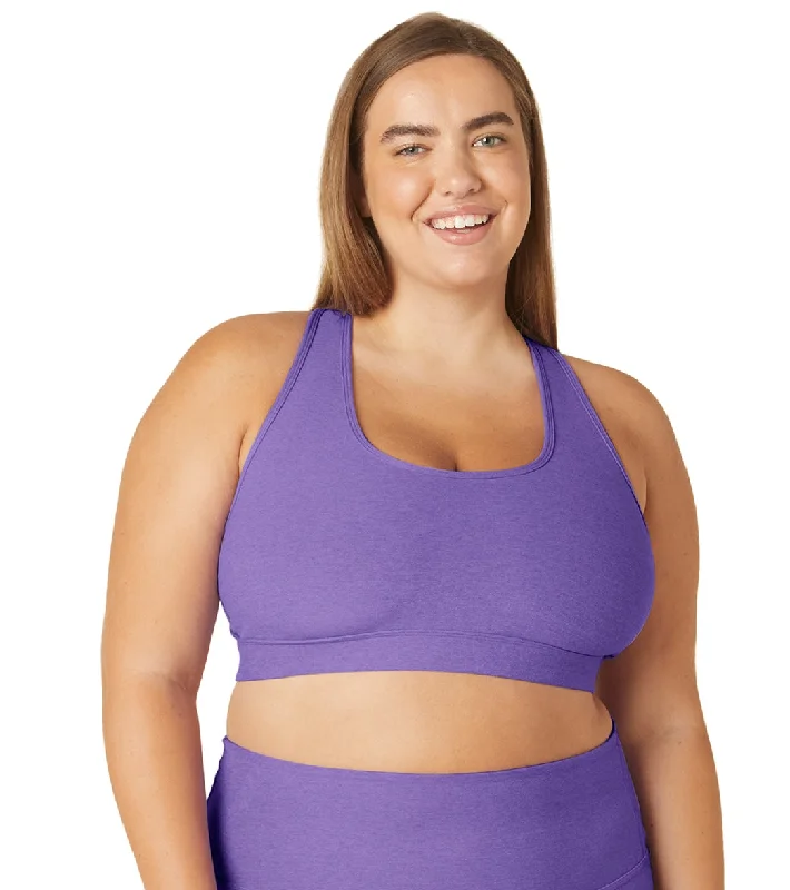 Beyond Yoga Plus Spacedye Got Your Back Bra Bright Amethyst Heather