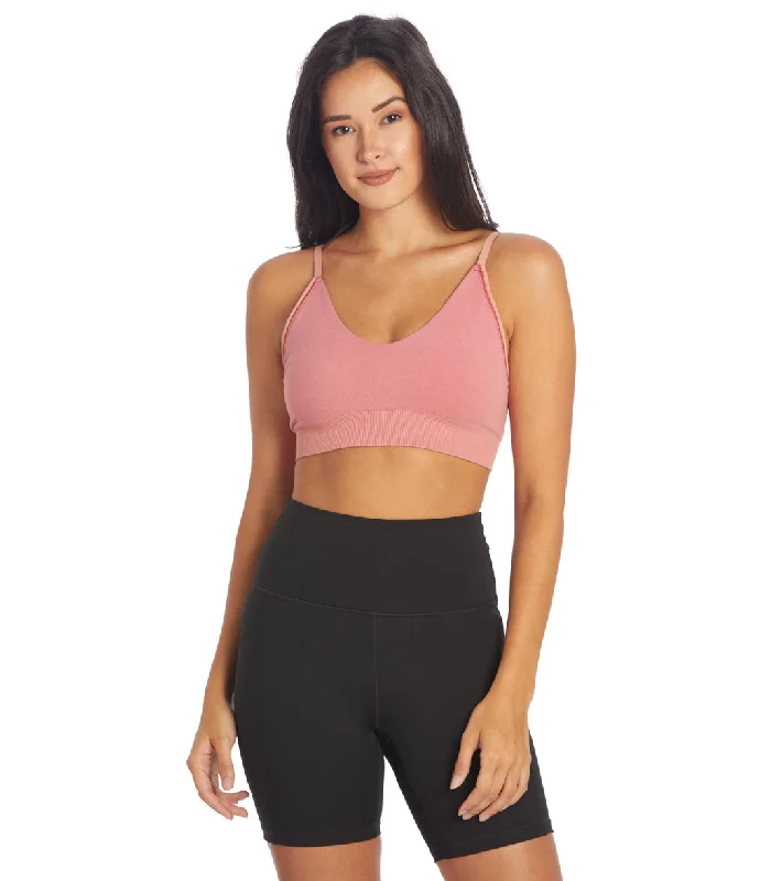 prAna Sopra Seamless Bra Cloud Blush