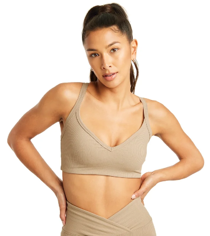 Year of Ours Ribbed Curve Bra Caribou