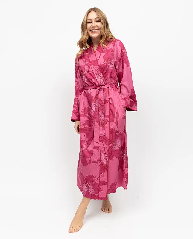 Covent Garden Floral Print Long Dressing Gown