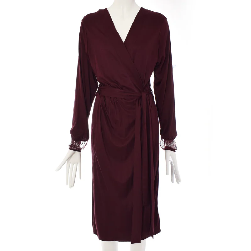 Hanro Robe Plum