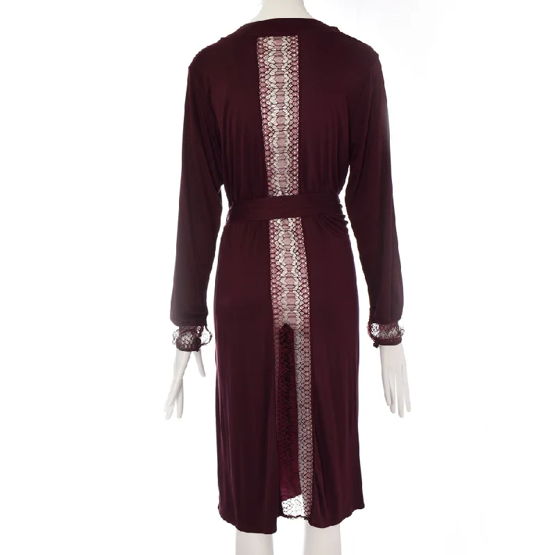 Hanro Robe Plum