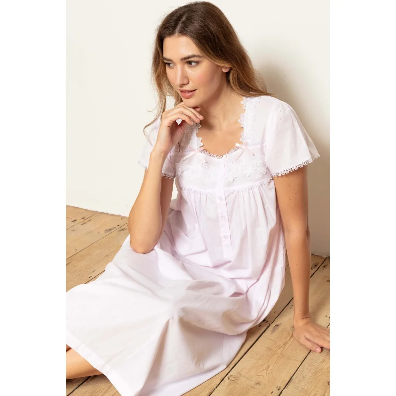 Cottonreal Women's HERA  Sugar Pink Nightdress