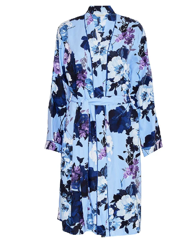 Madeline Floral Print Short Dressing Gown