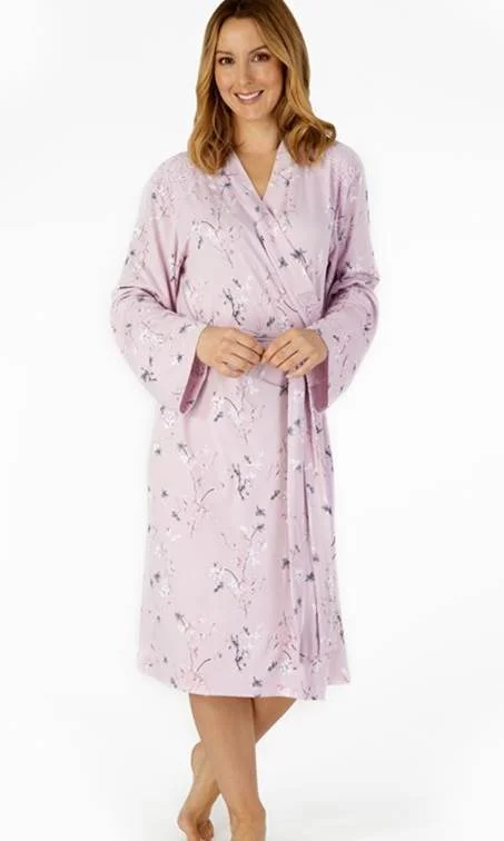 Slenderella Gaspe Lilac Dressing Gown