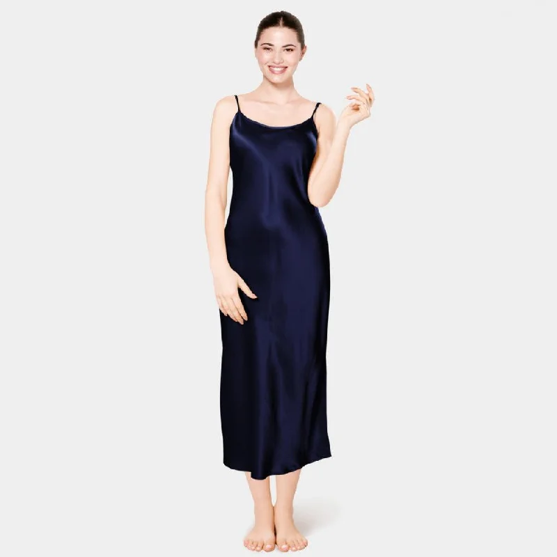 Women's 100% Pure Mulberry 22 Momme  Sleepwear Silk Nightgown