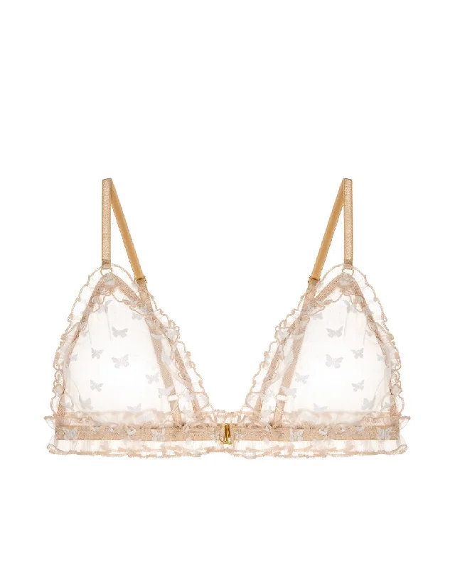 Papillion Ruffled Triangle Bra