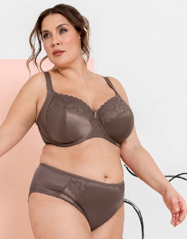 Adella Athena Full Cup Side Support Bra Taupe