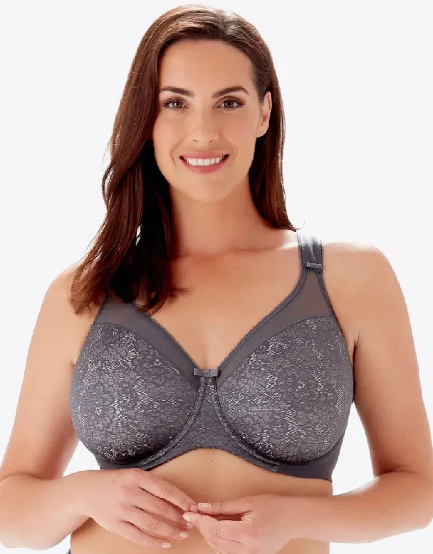 Berlei Beauty Minimiser Bra Dark Grey