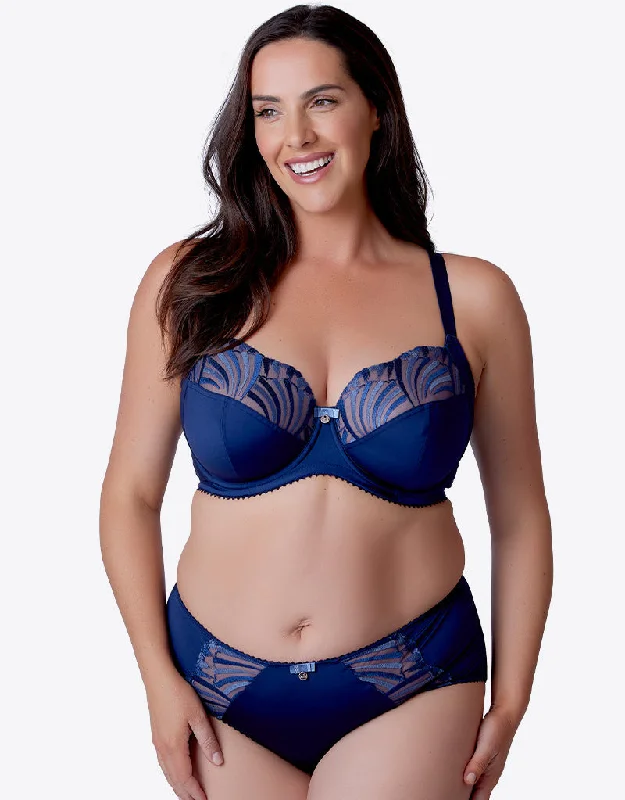 Berlei Embrace Full Cup Side Support Bra Deep Blue