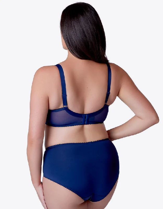 Berlei Embrace Full Cup Side Support Bra Deep Blue