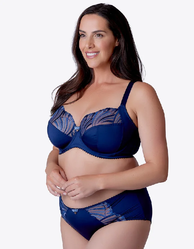 Berlei Embrace Full Cup Side Support Bra Deep Blue