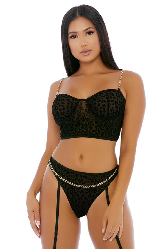 Chain Me Up Bustier Set