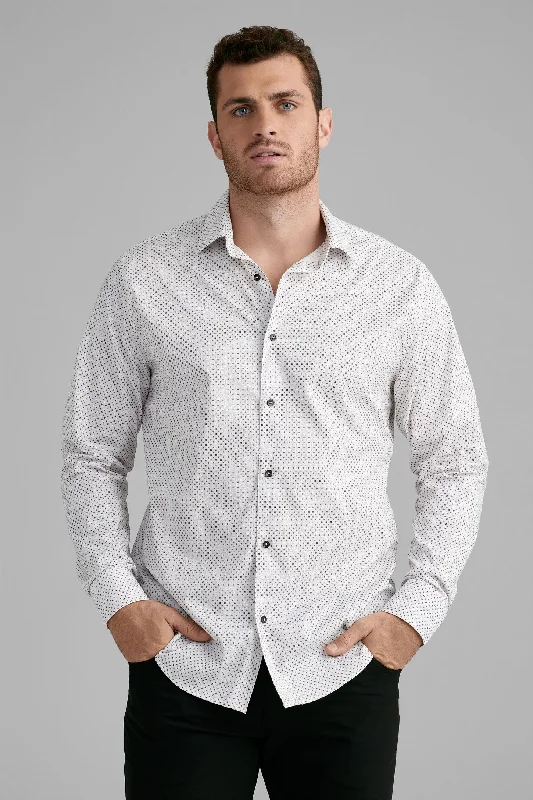 Chemise coupe ajustée en coton - Homme