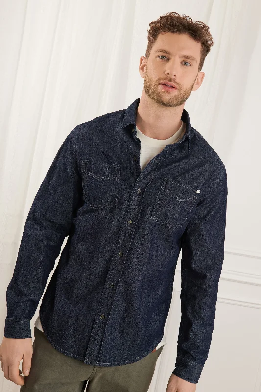 Chemise en jeans coupe ajustée - Homme