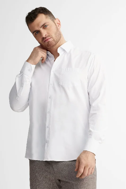 Chemise habillée coupe régulière en coton - Homme