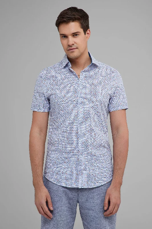 Chemise manches courtes en coton - Homme