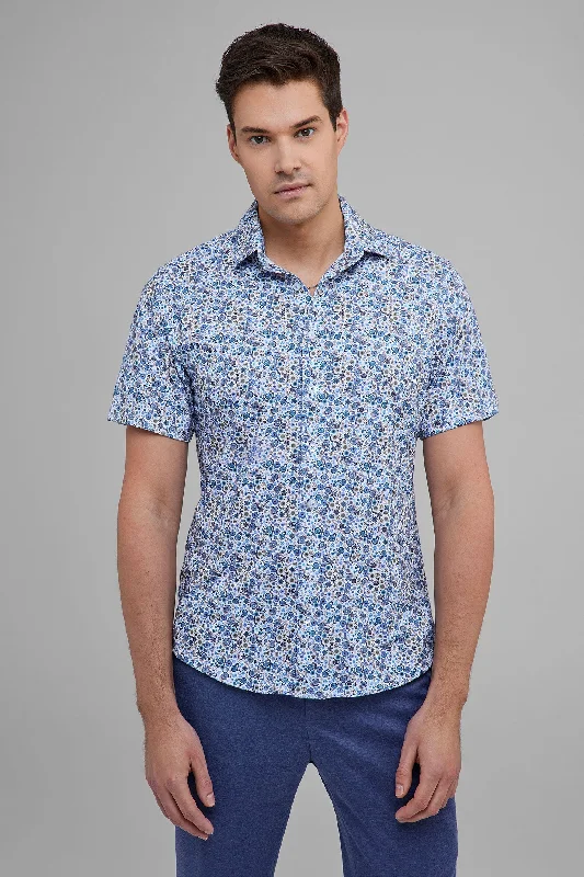 Chemise manches courtes en coton - Homme