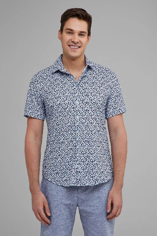 Chemise manches courtes en coton - Homme