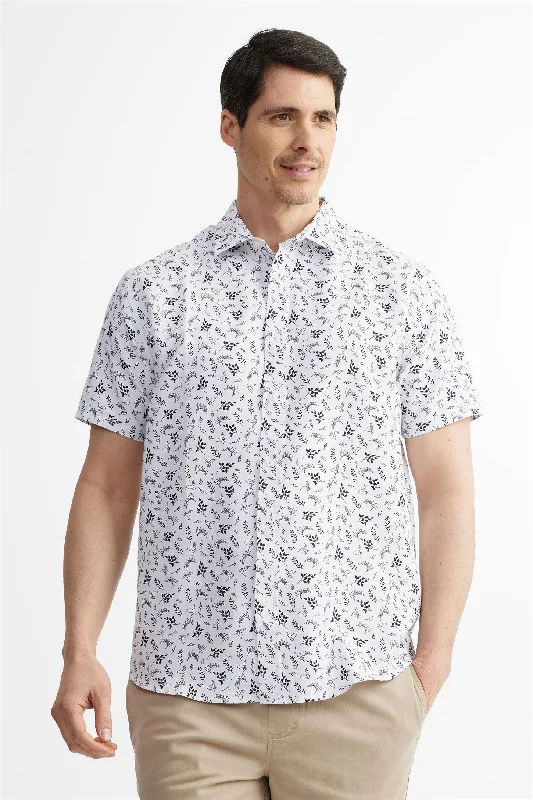 Chemise manches courtes microfibre - Homme