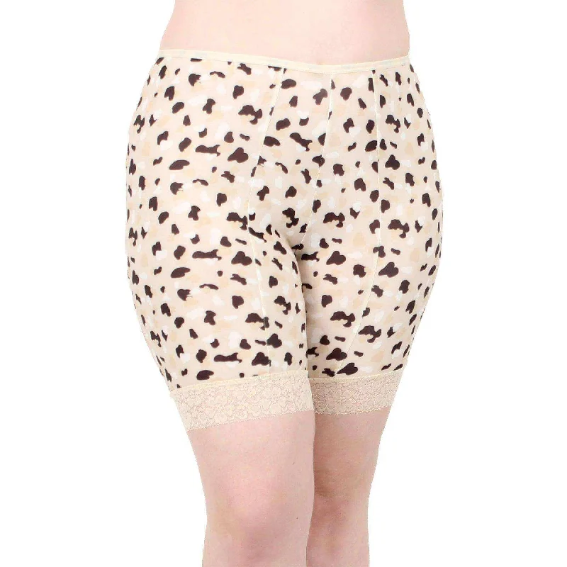 Fusion Moisture Wicking Anti Chafing Shortlette Slipshort 7"" | Leopard