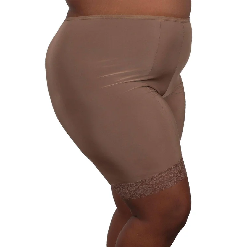 Fusion Moisture Wicking Anti Chafing Shortlette Slipshort 9"" | Brown