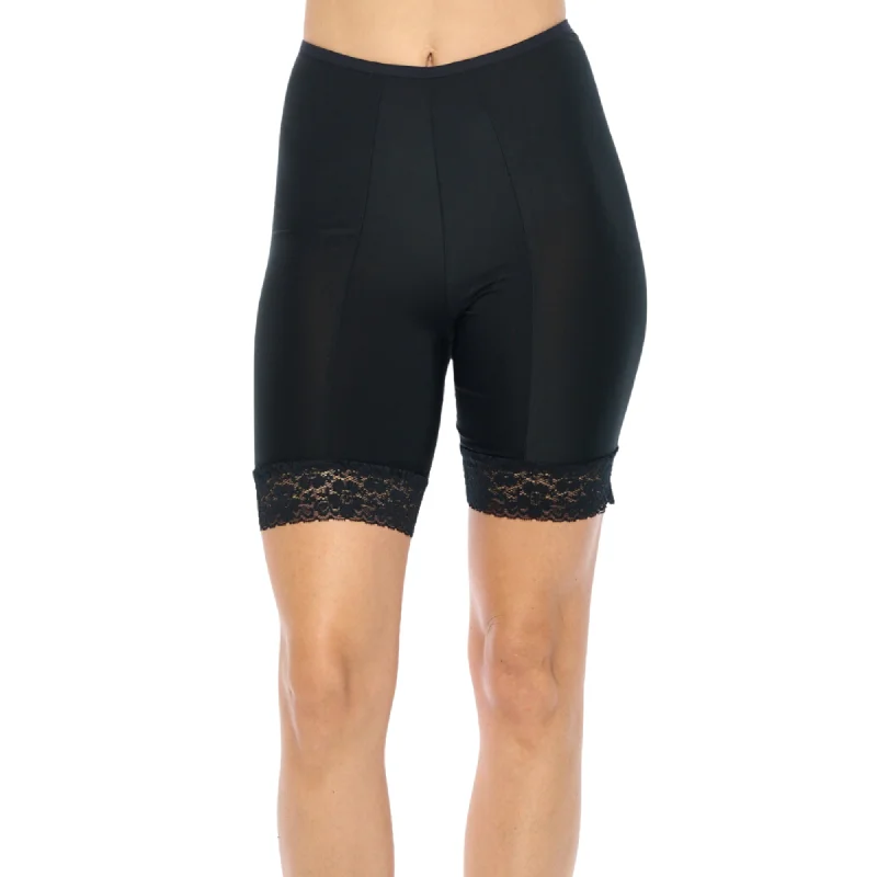 Fusion Moisture Wicking Anti Chafing Shortlette Slipshort 7"" | Black