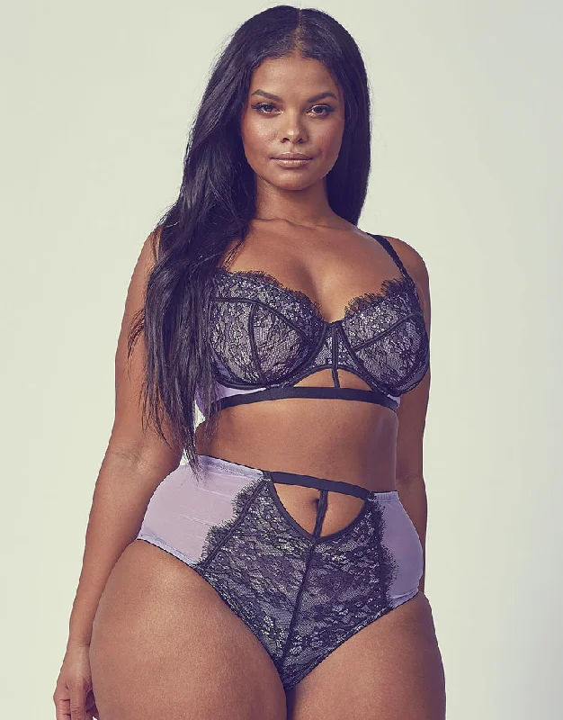 Gabi Fresh x Playful Promises Nemi Bra Lilac Black/Floral