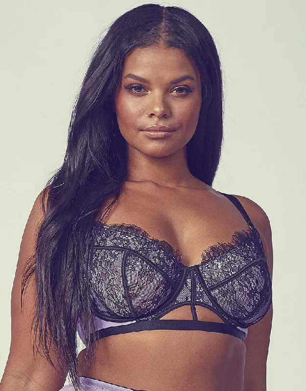 Gabi Fresh x Playful Promises Nemi Bra Lilac Black/Floral