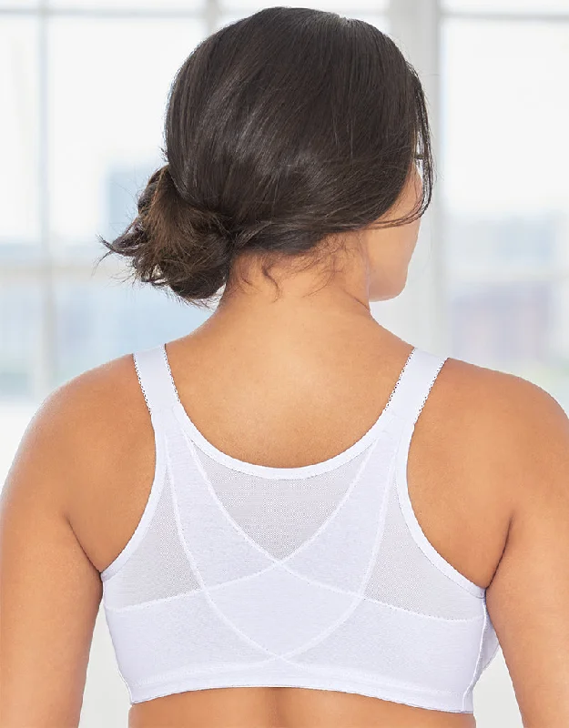 Glamorise Comfort Lift Posture Back Full Cup Bra White