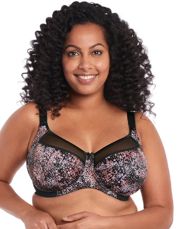 Goddess Kayla Balconette Bra Black/Brown