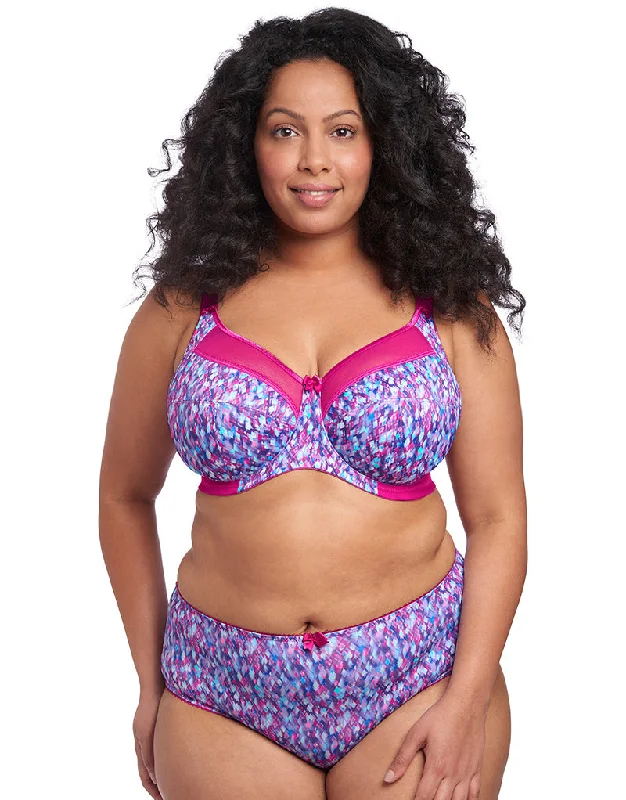 Goddess Kayla Balconette Bra Plum Shimmy Multi