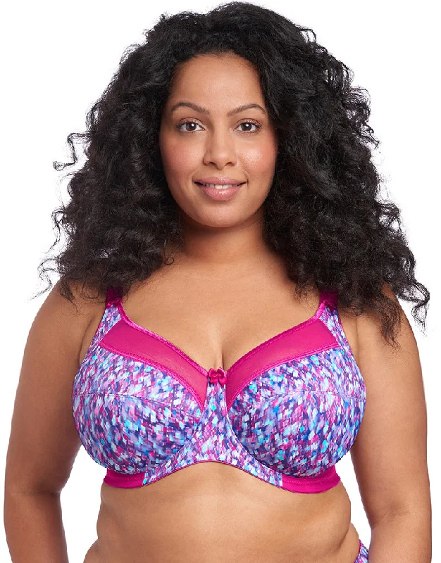 Goddess Kayla Balconette Bra Plum Shimmy Multi