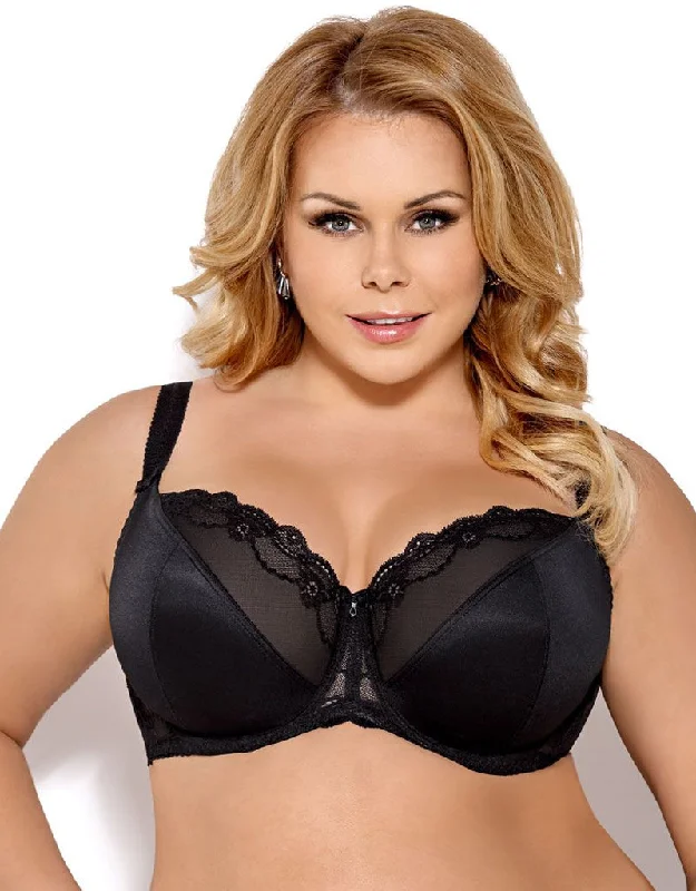 Gorsenia Adele Balconette Bra Black