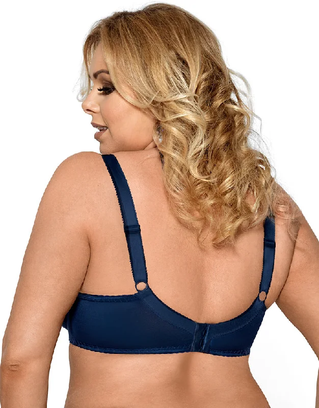 Gorsenia Ashley Balconette Bra Navy Blue