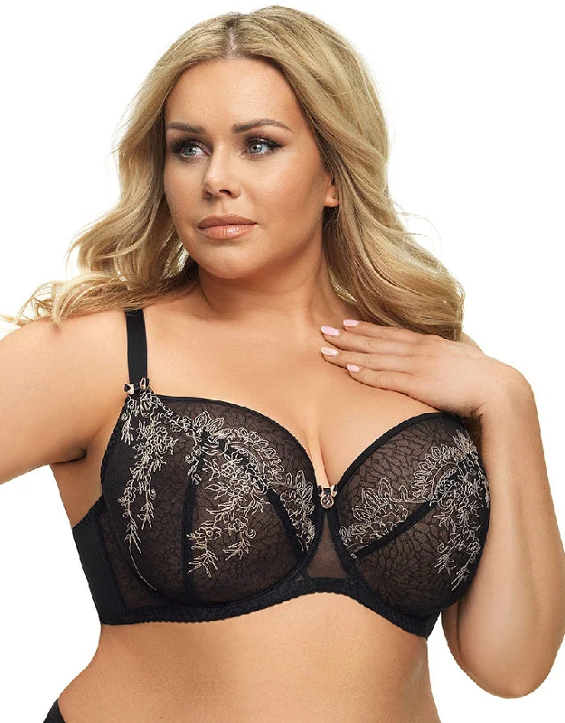 Gorsenia Dayana Full Cup Bra Black