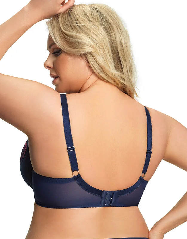 Gorsenia Destiny Balconette Bra Navy Blue