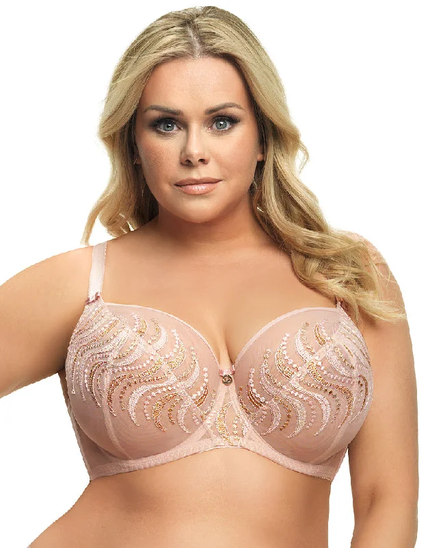 Gorsenia Destiny Balconette Bra Powder Pink