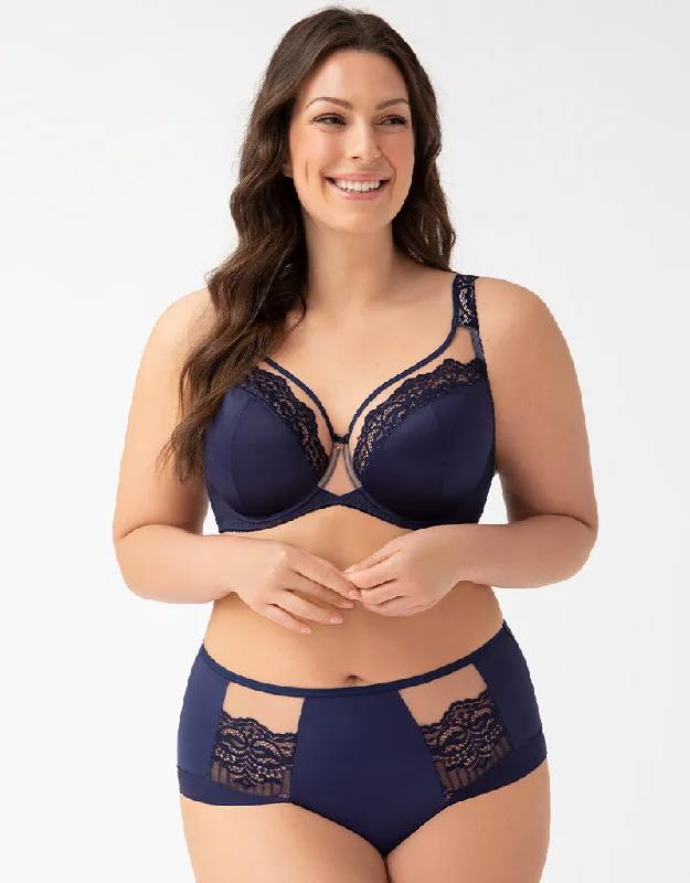 Gorsenia Luisse Full Cup Bra Navy