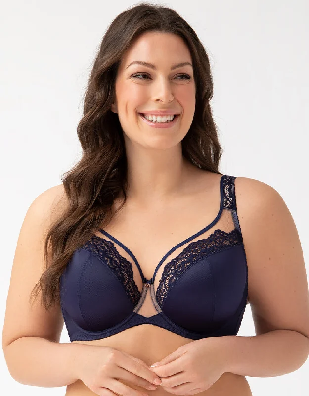 Gorsenia Luisse Full Cup Bra Navy