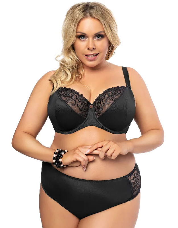 Gorsenia Victoria Full Cup Bra Black