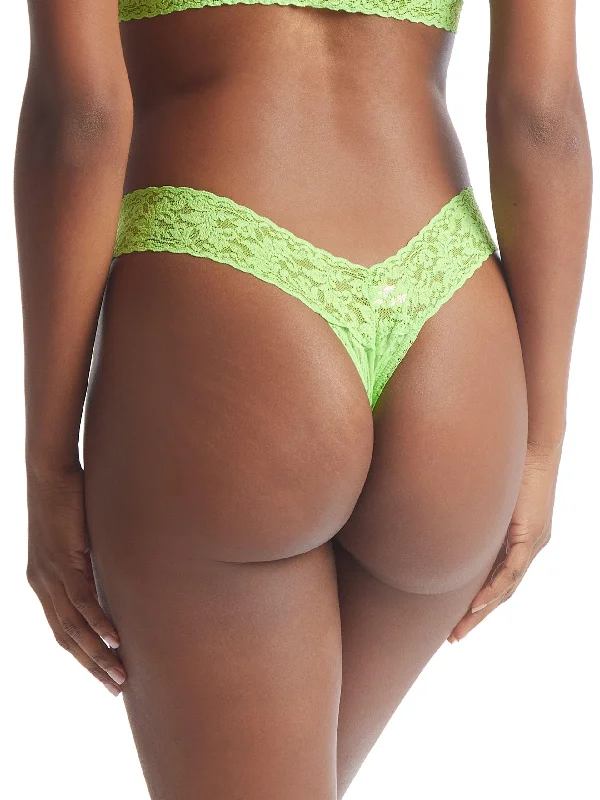 Hanky Panky: Lace Low Rise Thong - Fashion Colors