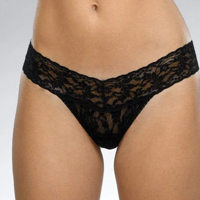 Hanky Panky: Lace Low Rise Thong - Basics