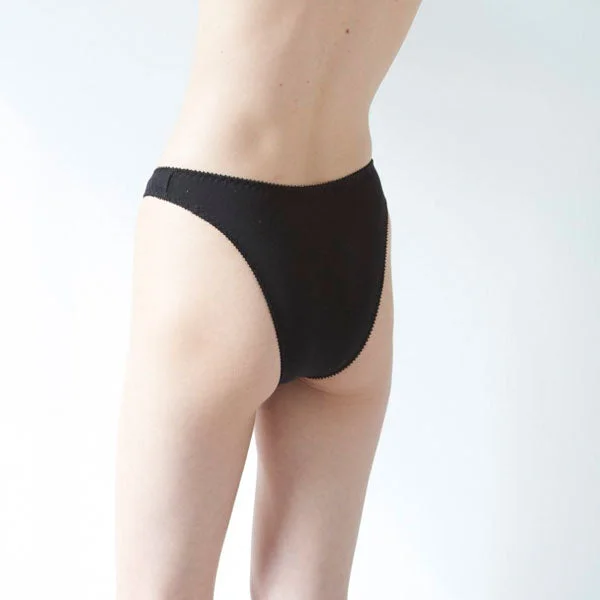 Hello Beautiful: French Cut Panty - Black