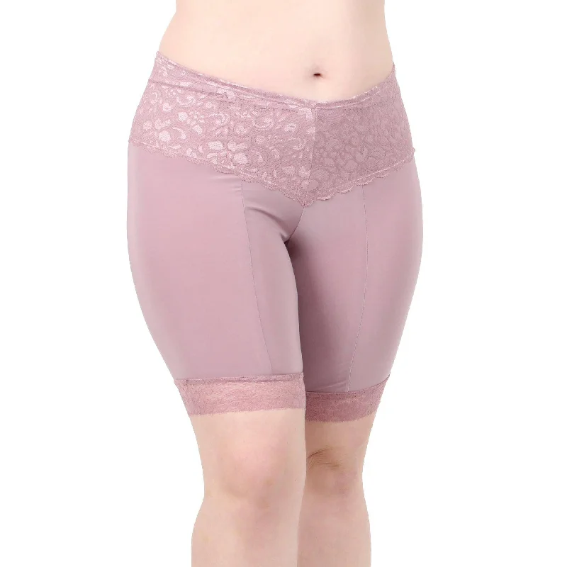 Lace Anti Chafing Shortlette Slipshort 9"" | Blush