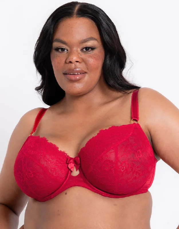 Liaison Paris Balcony Bra Red